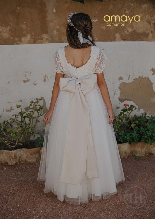 657025MC Vestido Comunión Tul