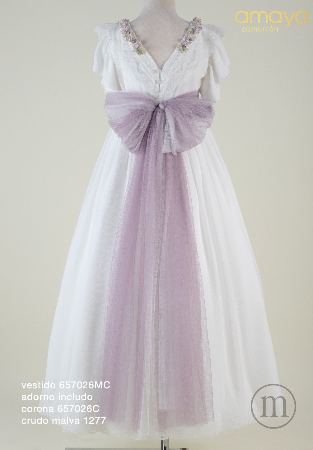 657026MC Vestido Comunión Tul