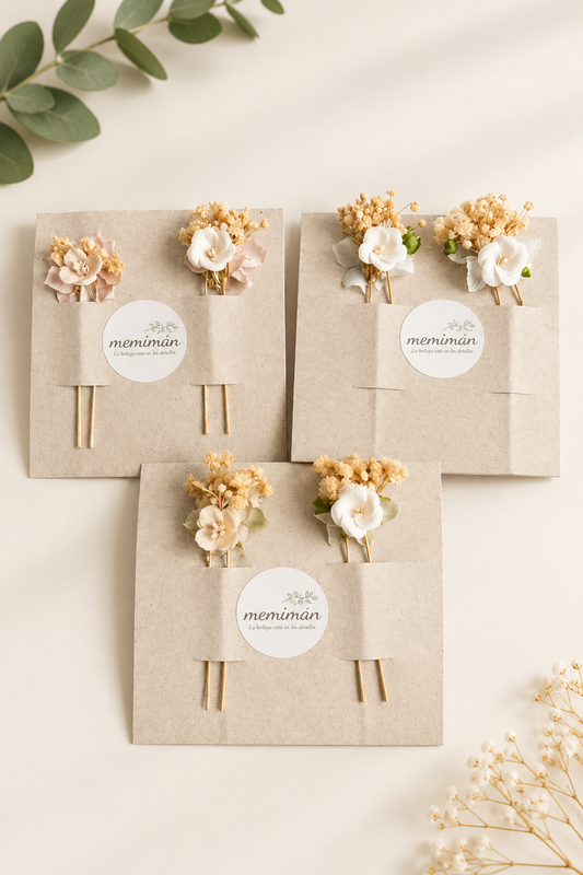AGUJONES Flores Porcelana-Preservadas COM/CER