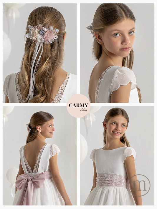 7102 Fantasy Tulle Communion Dress