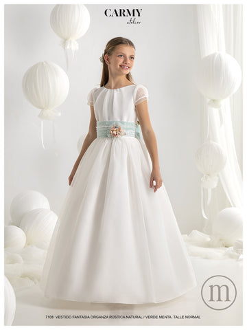 7108 Robe de communion fantaisie