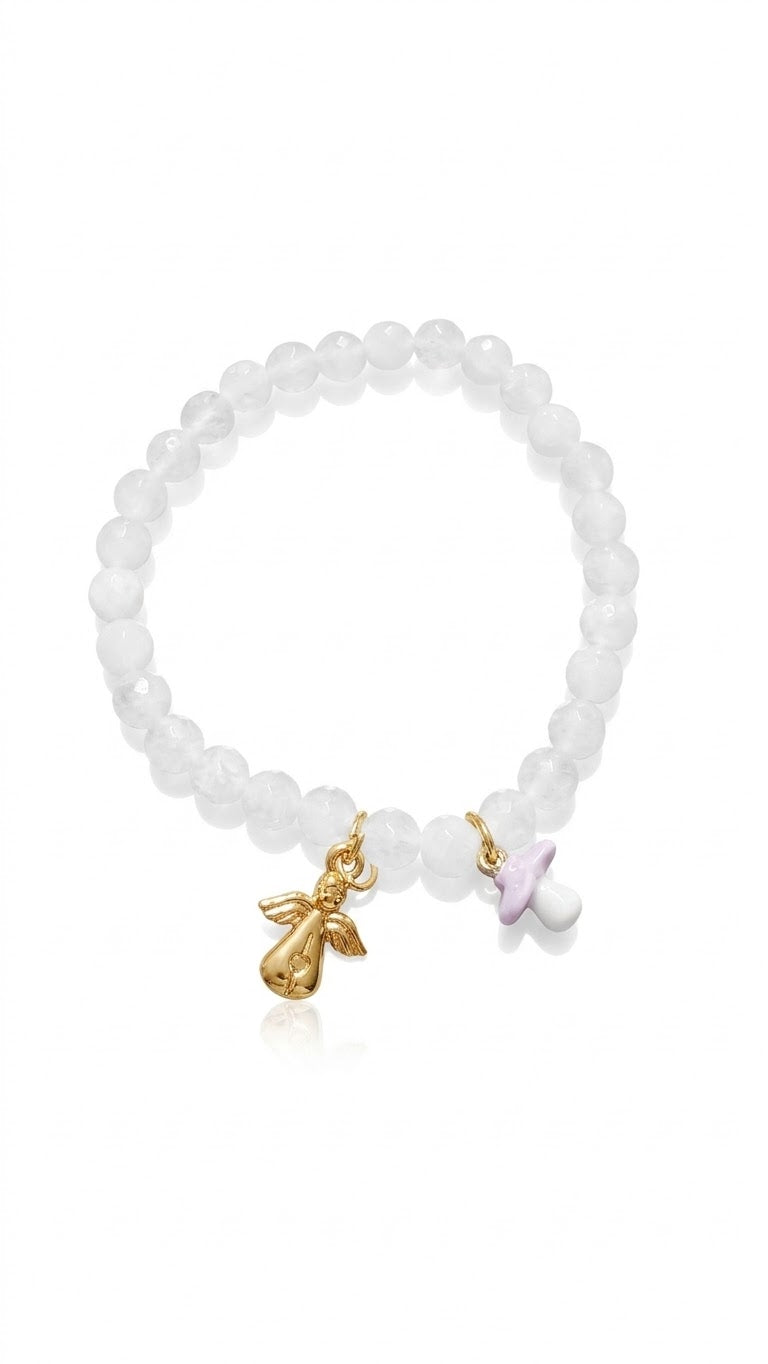 CRISTAL Pulsera bolas de cristal