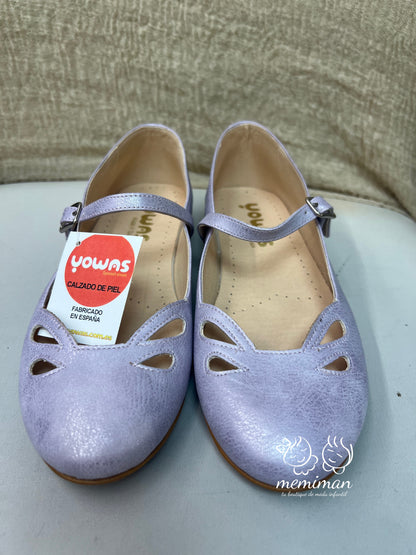 25534 Zapato Hebilla Pala Perforada