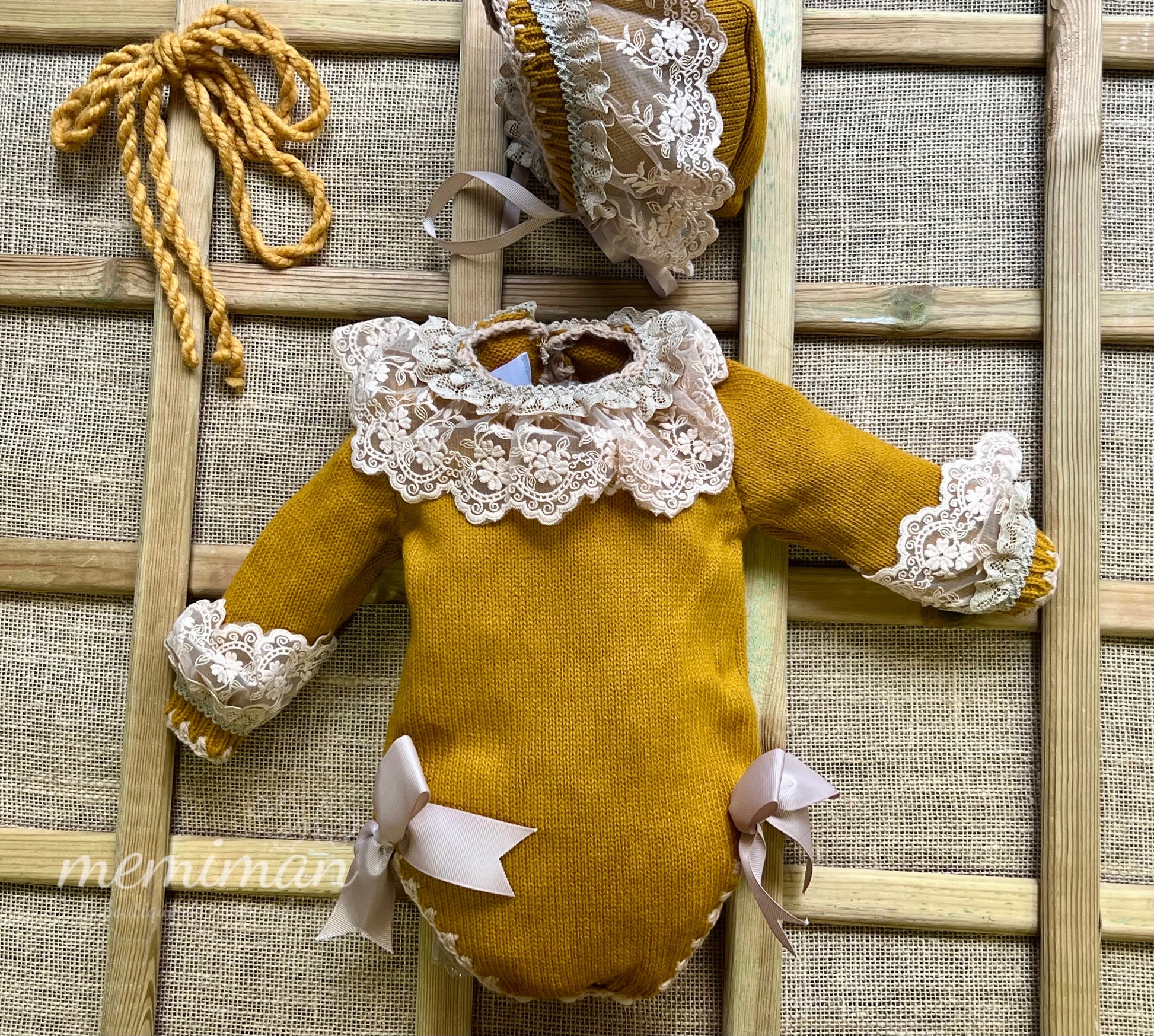 Patron Pelele Punto Pelele Recien Nacido Invierno Punto Pelele De