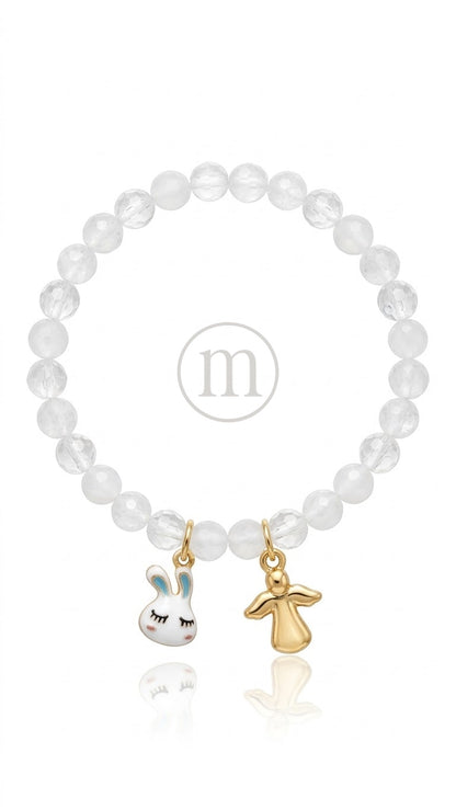 CRISTAL Pulsera bolas de cristal