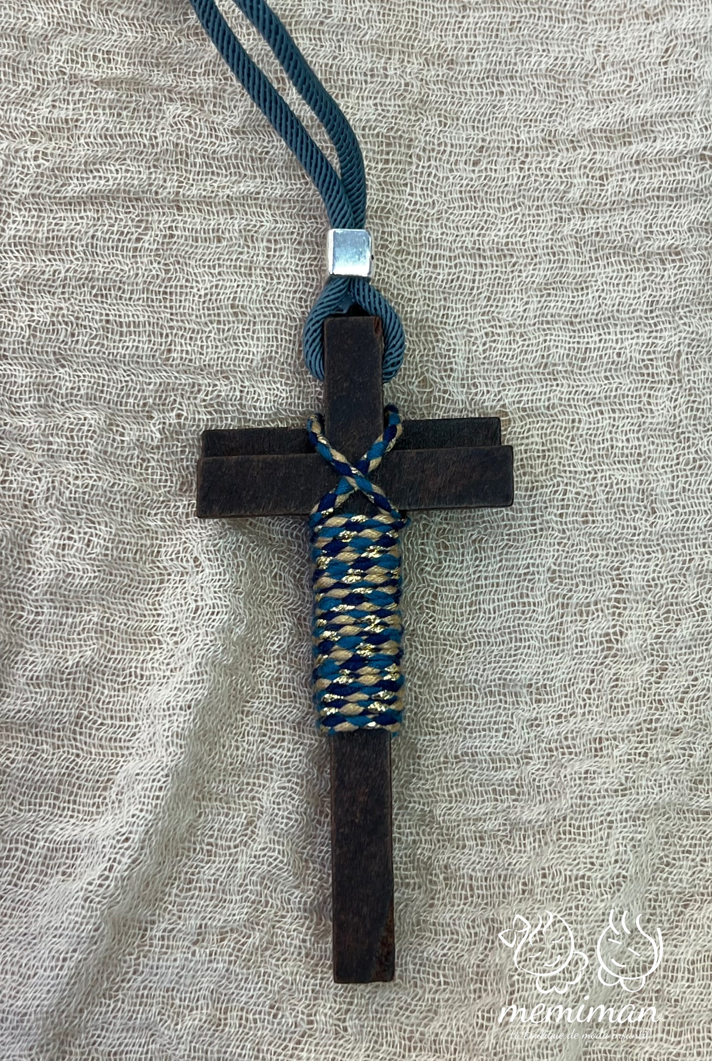 Croix de communion double en LUREX 