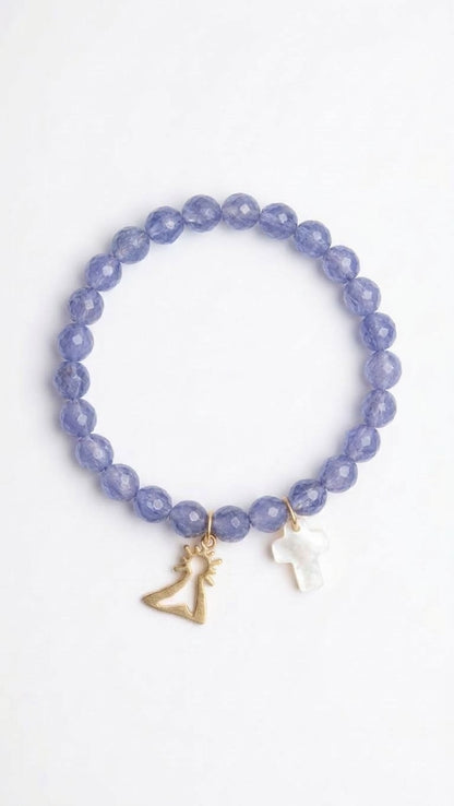 CRISTAL Pulsera bolas de cristal