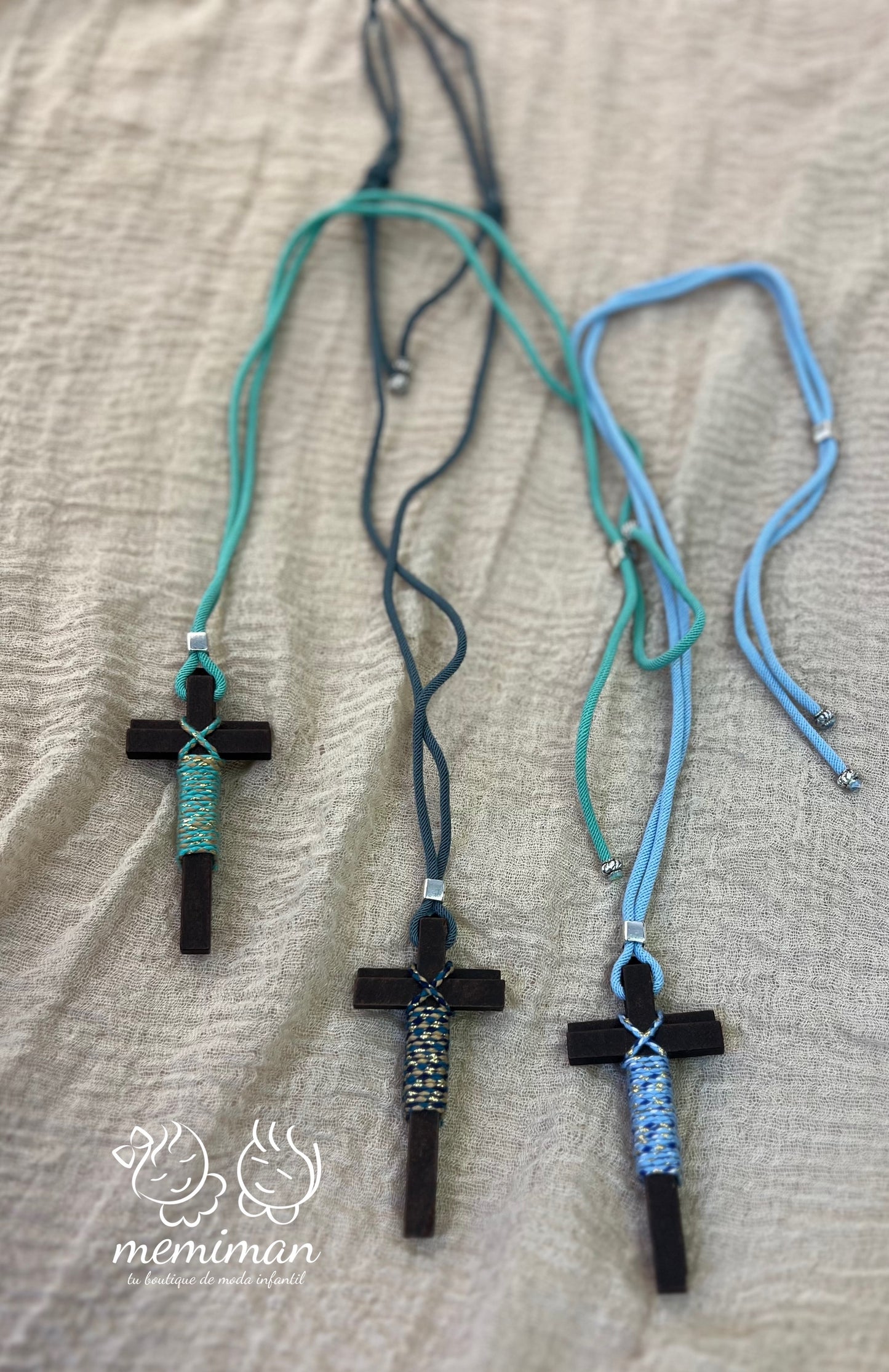 Croix de communion double en LUREX 