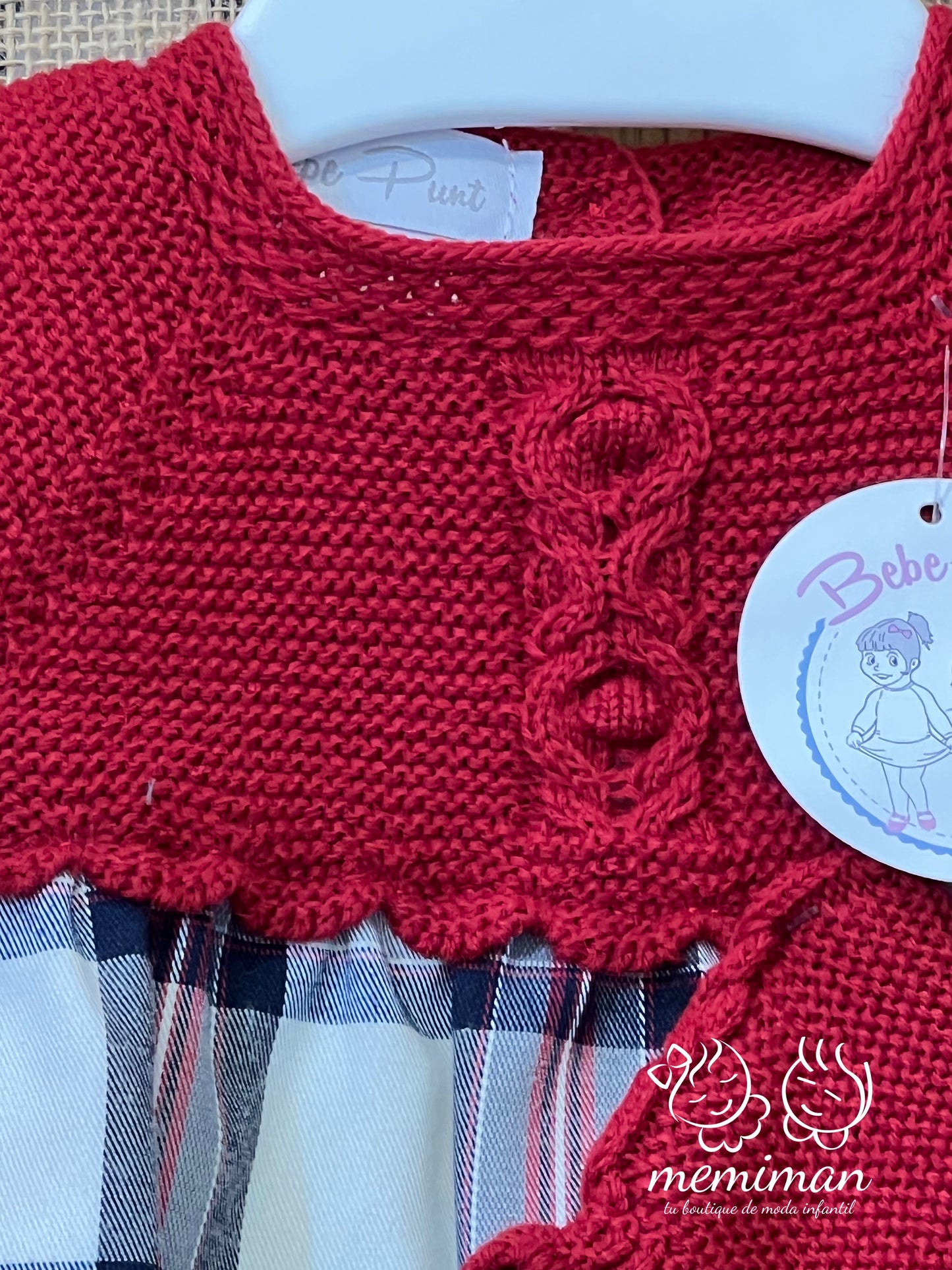 25455 Combinaison à bonnet cramoisi 