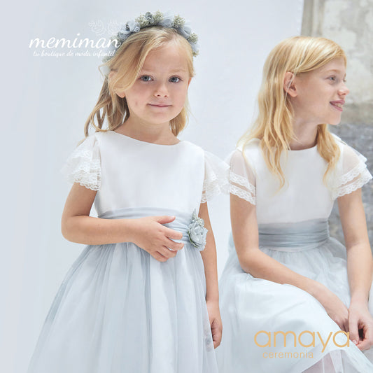 582423 Vestido infantil tul ARRAS/CEREMONIA