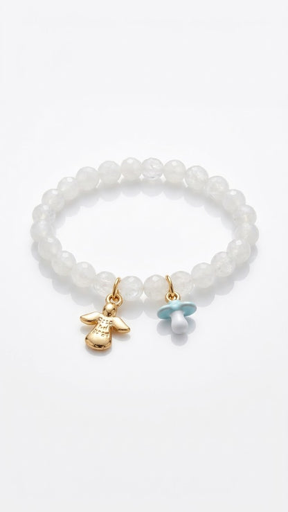 CRISTAL Pulsera bolas de cristal