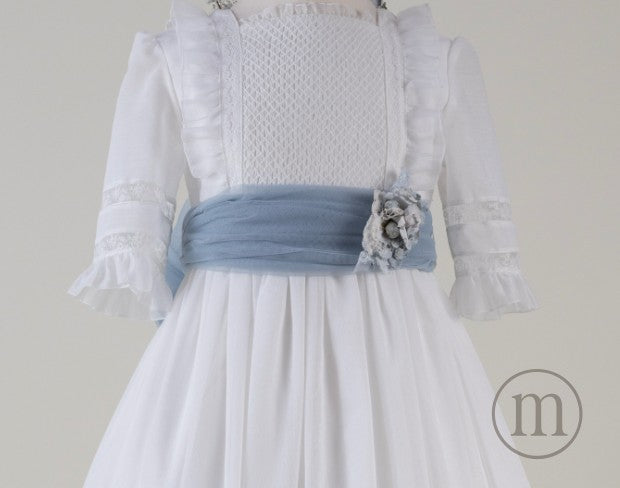 657015MD Vestido Comunión Lino