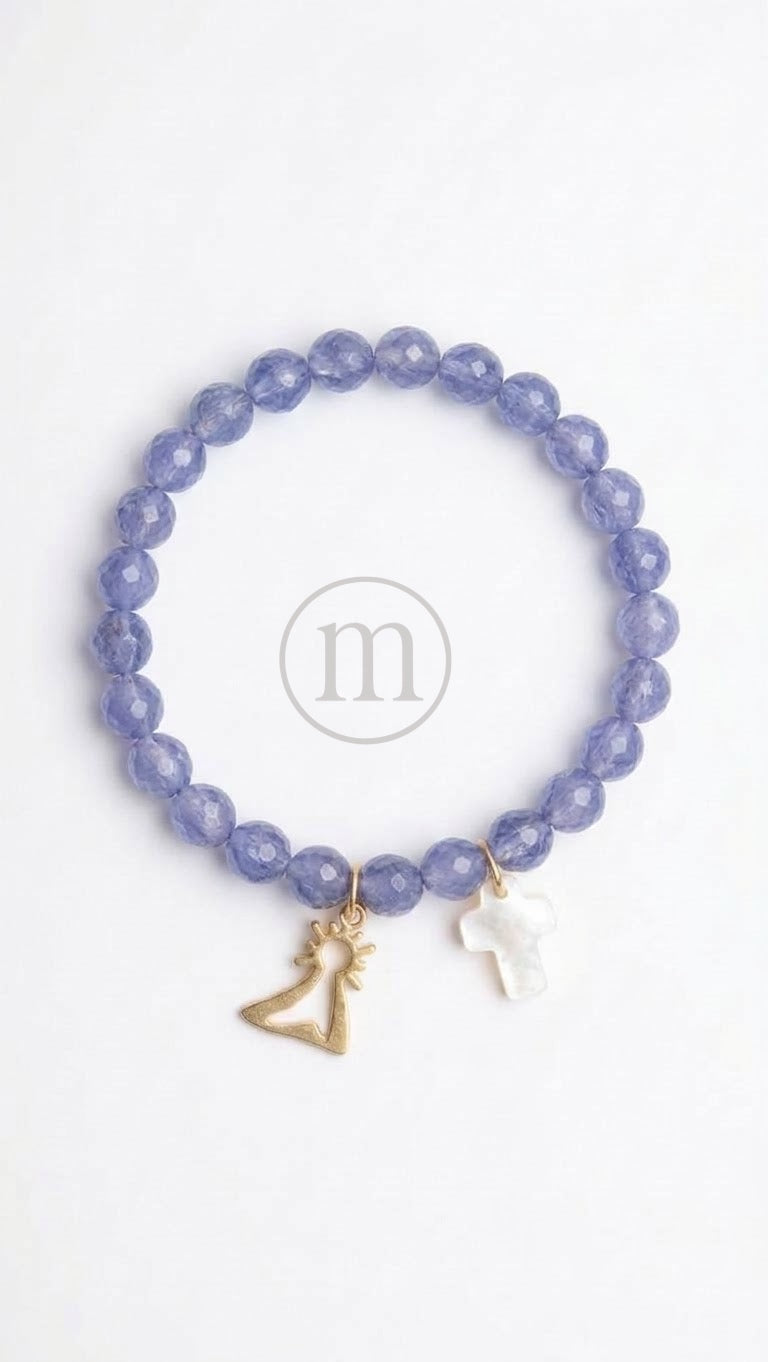CRISTAL Pulsera bolas de cristal