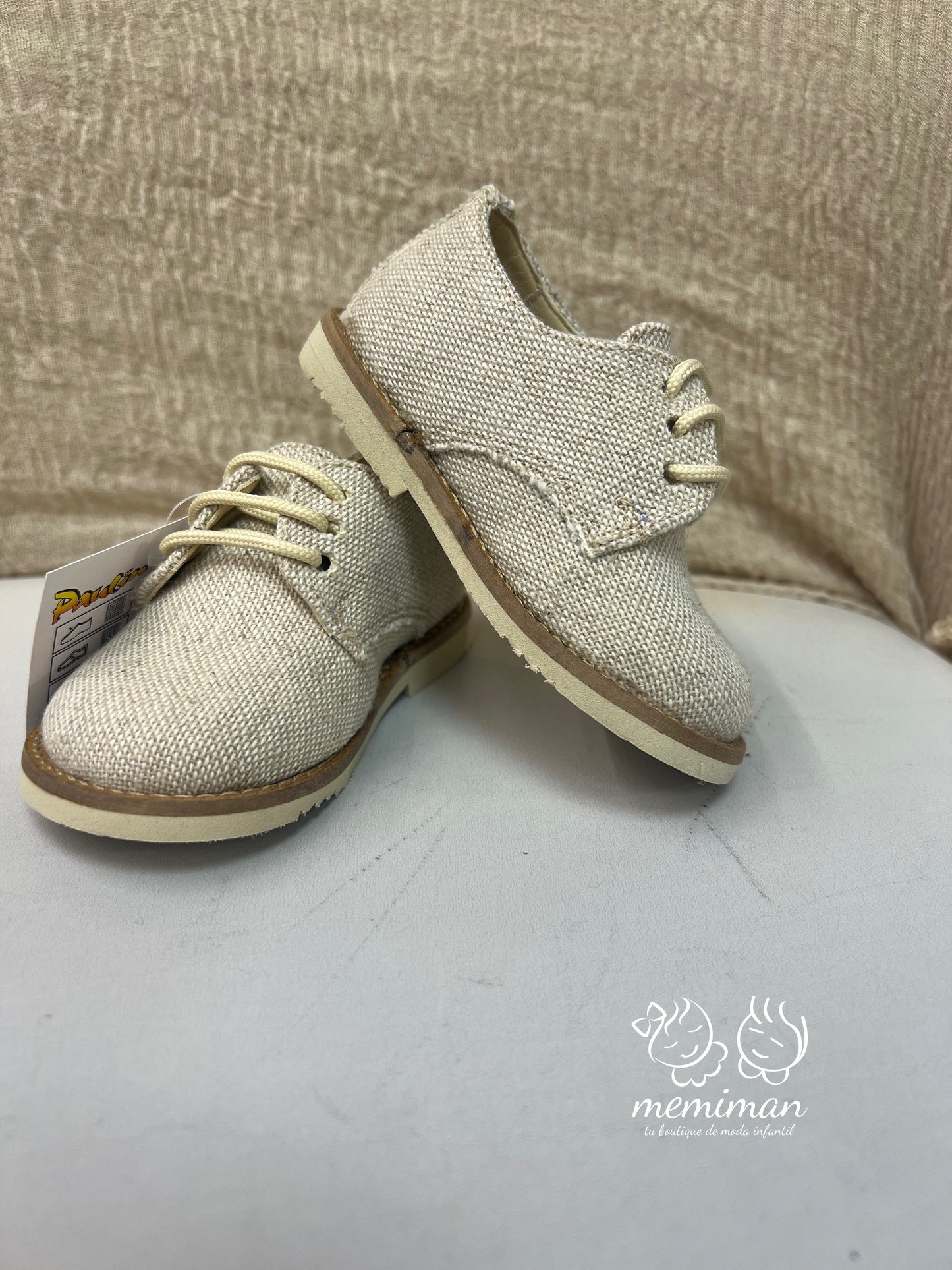 32417 Chaussure bébé en peluche