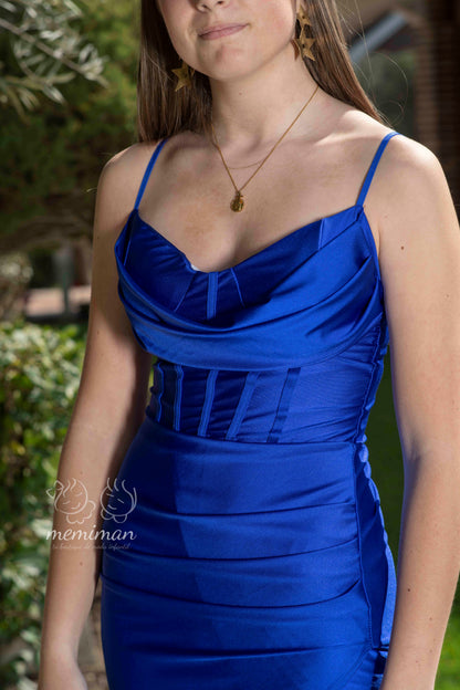 25512 Vestido Largo Corpiño