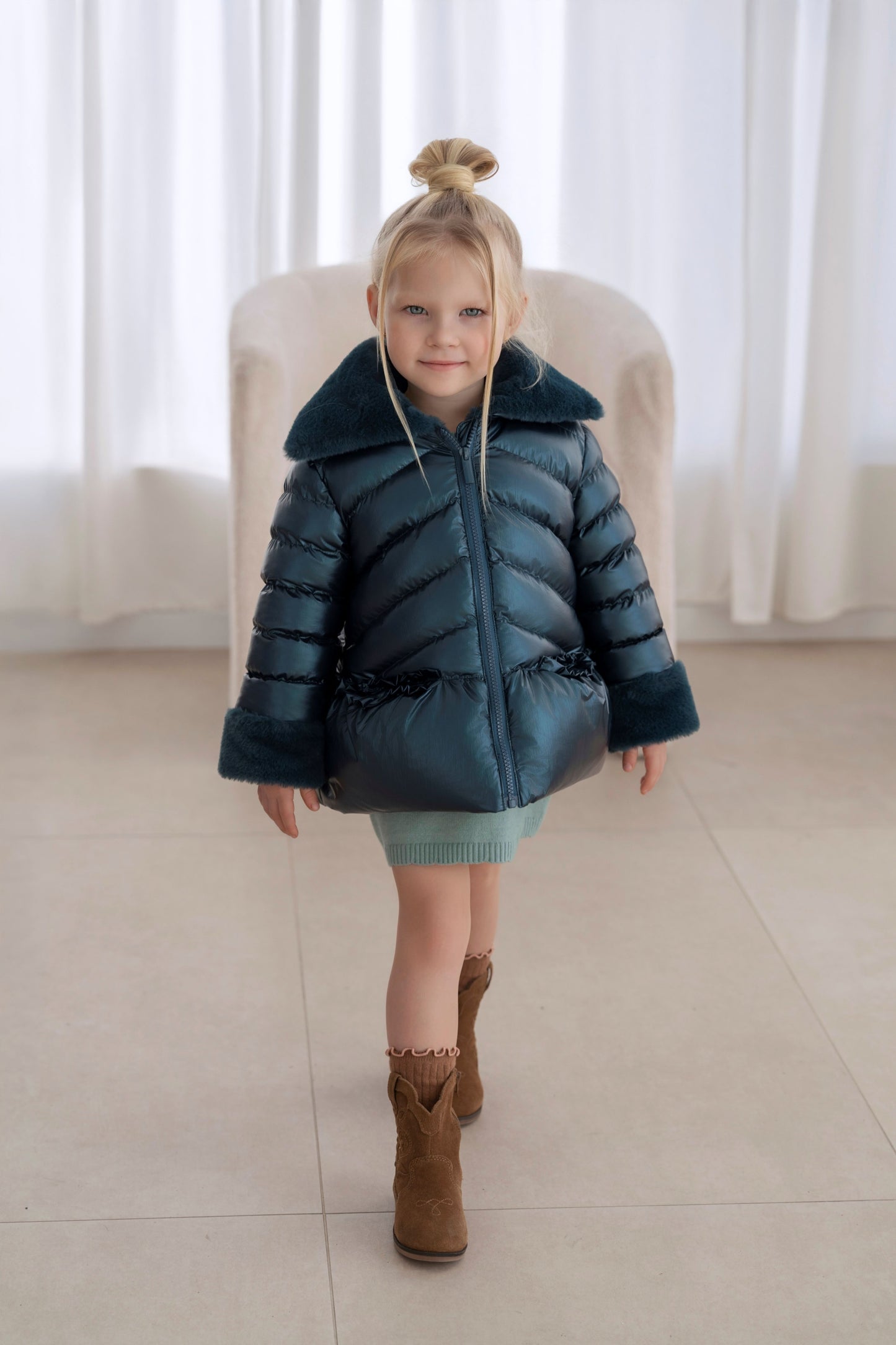 38-0625- Parka Infantil Niña