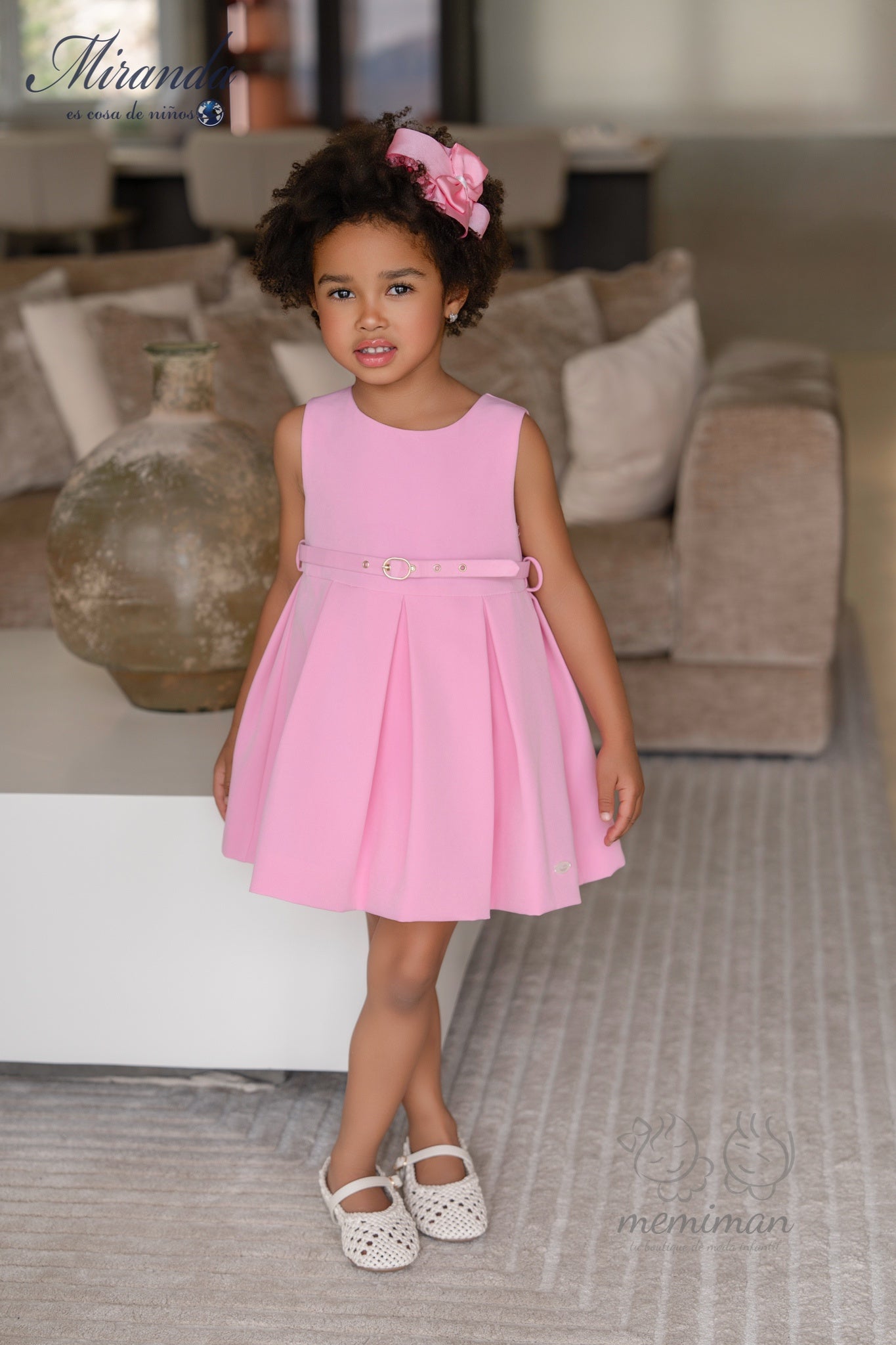 Robe enfant à plis 39-0232-V 