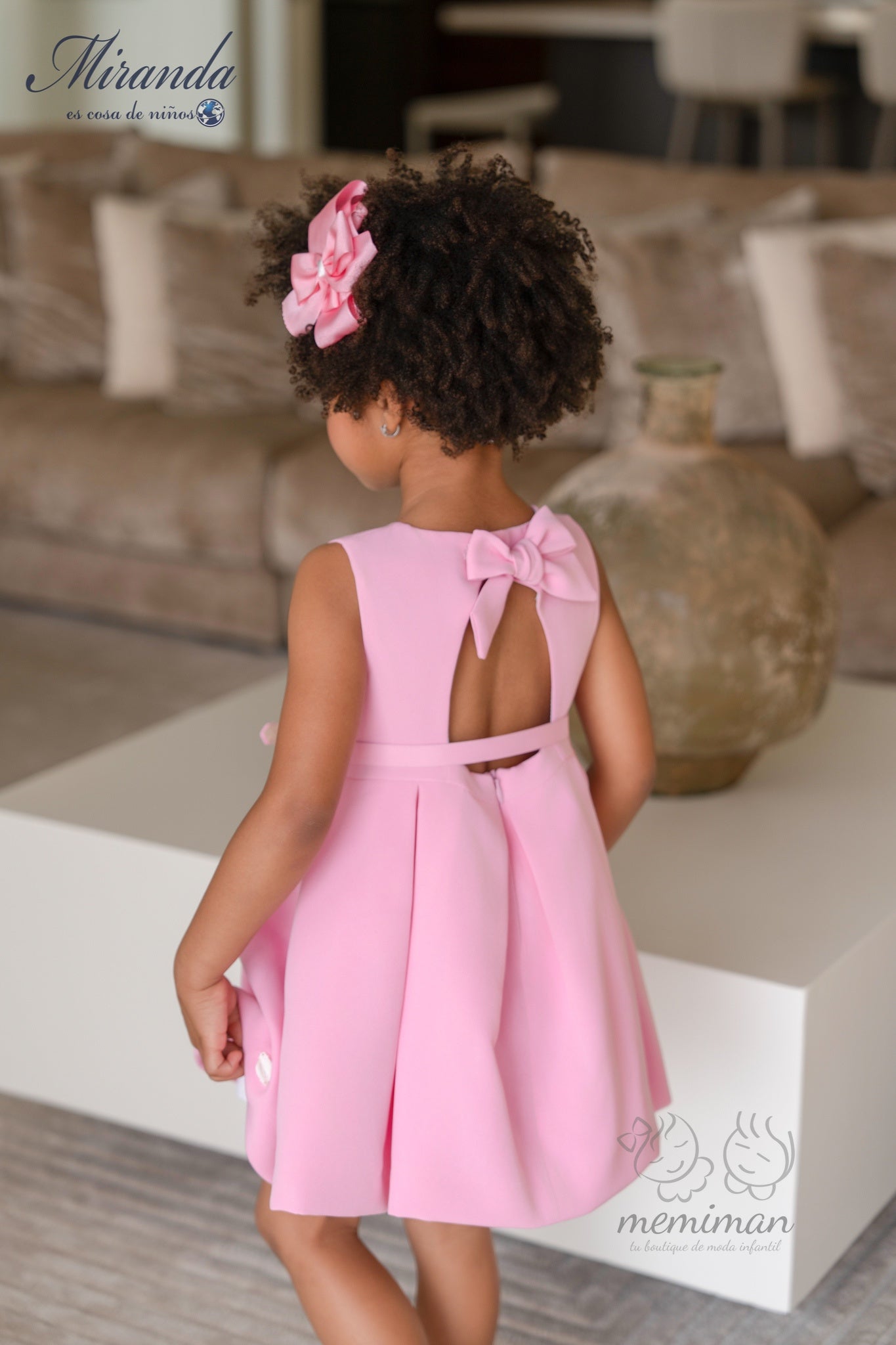 Robe enfant à plis 39-0232-V 