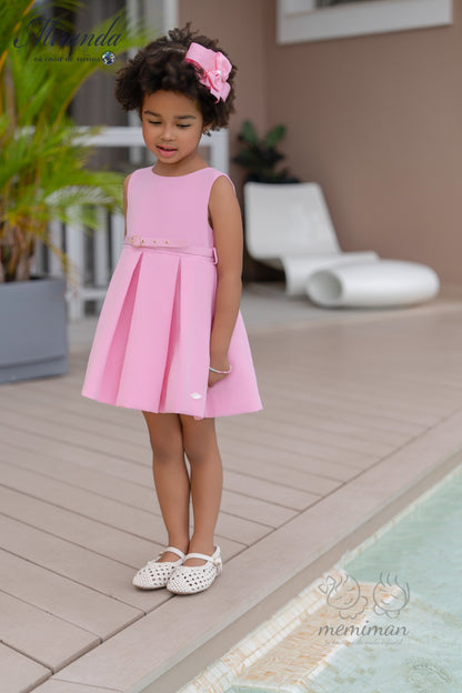Robe enfant à plis 39-0232-V 