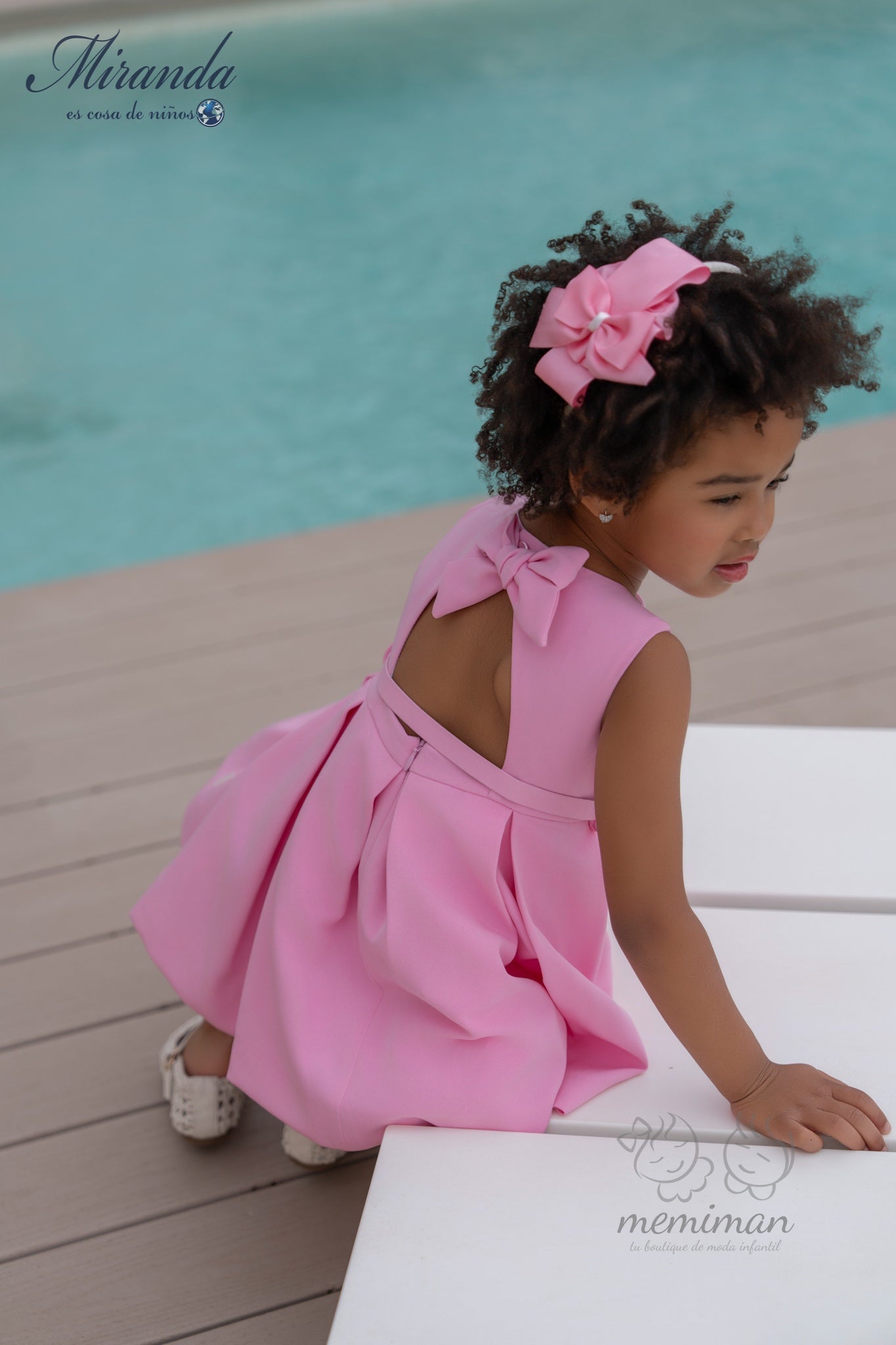 Robe enfant à plis 39-0232-V 