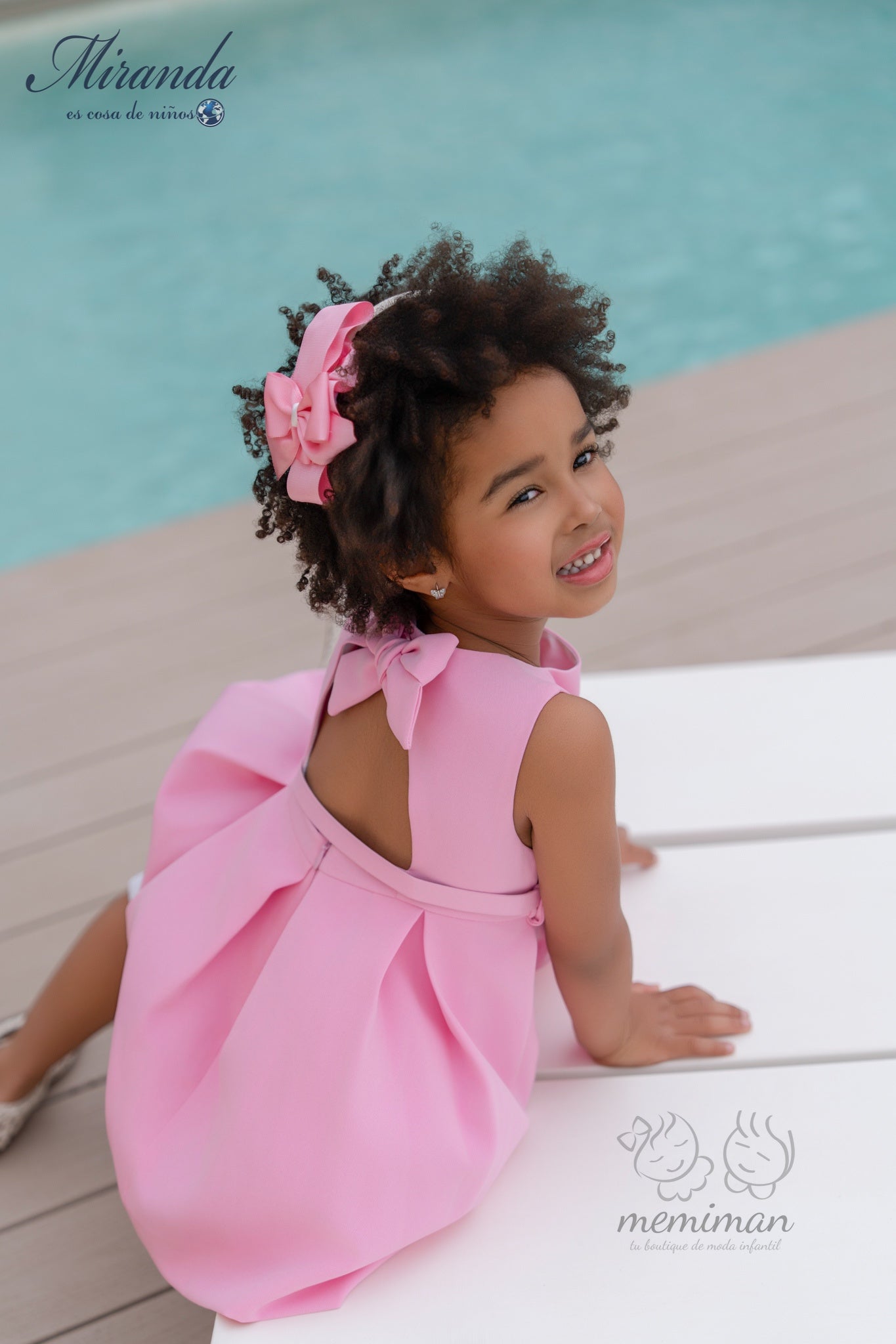 Robe enfant à plis 39-0232-V 