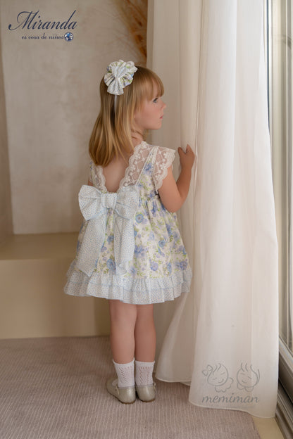 Robe enfant à fleurs 39-0236-V 