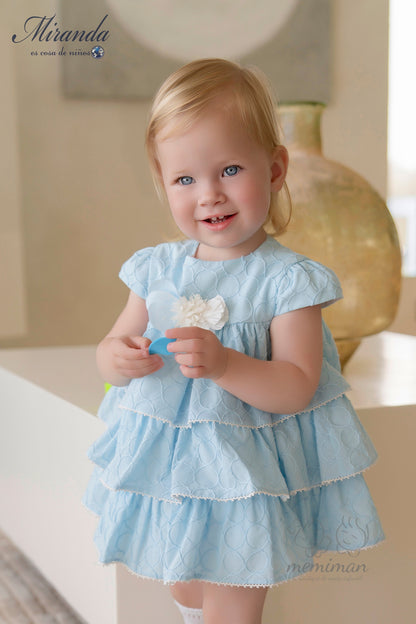 39-0137-V Vestido Bebé Volantes