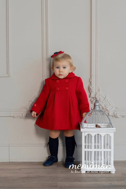 38-0158-A Manteau bébé fille 