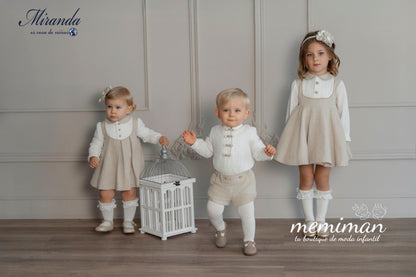 38-0122-23 Ensemble short bébé 