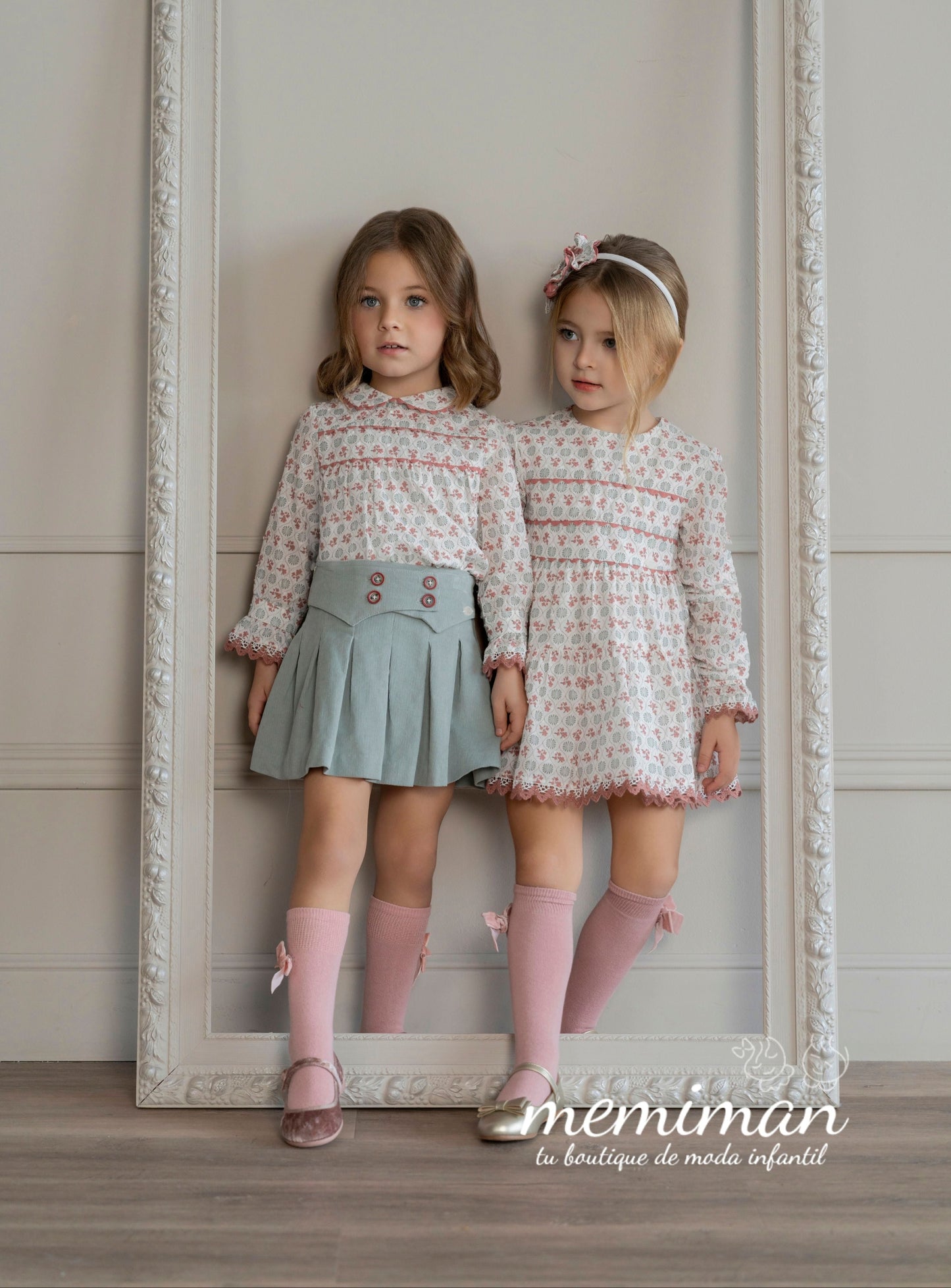 38-0255-2 Printed Girl's Blouse 