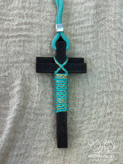 Croix de communion double en LUREX 