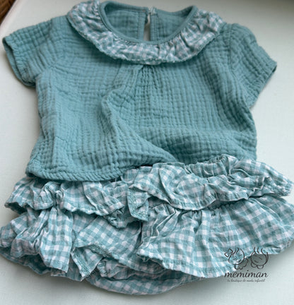 7160 Conjunto Niña Vichy
