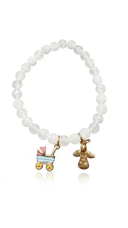 CRISTAL Pulsera bolas de cristal