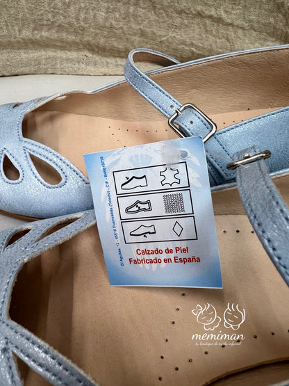 25534 Zapato Hebilla Pala Perforada