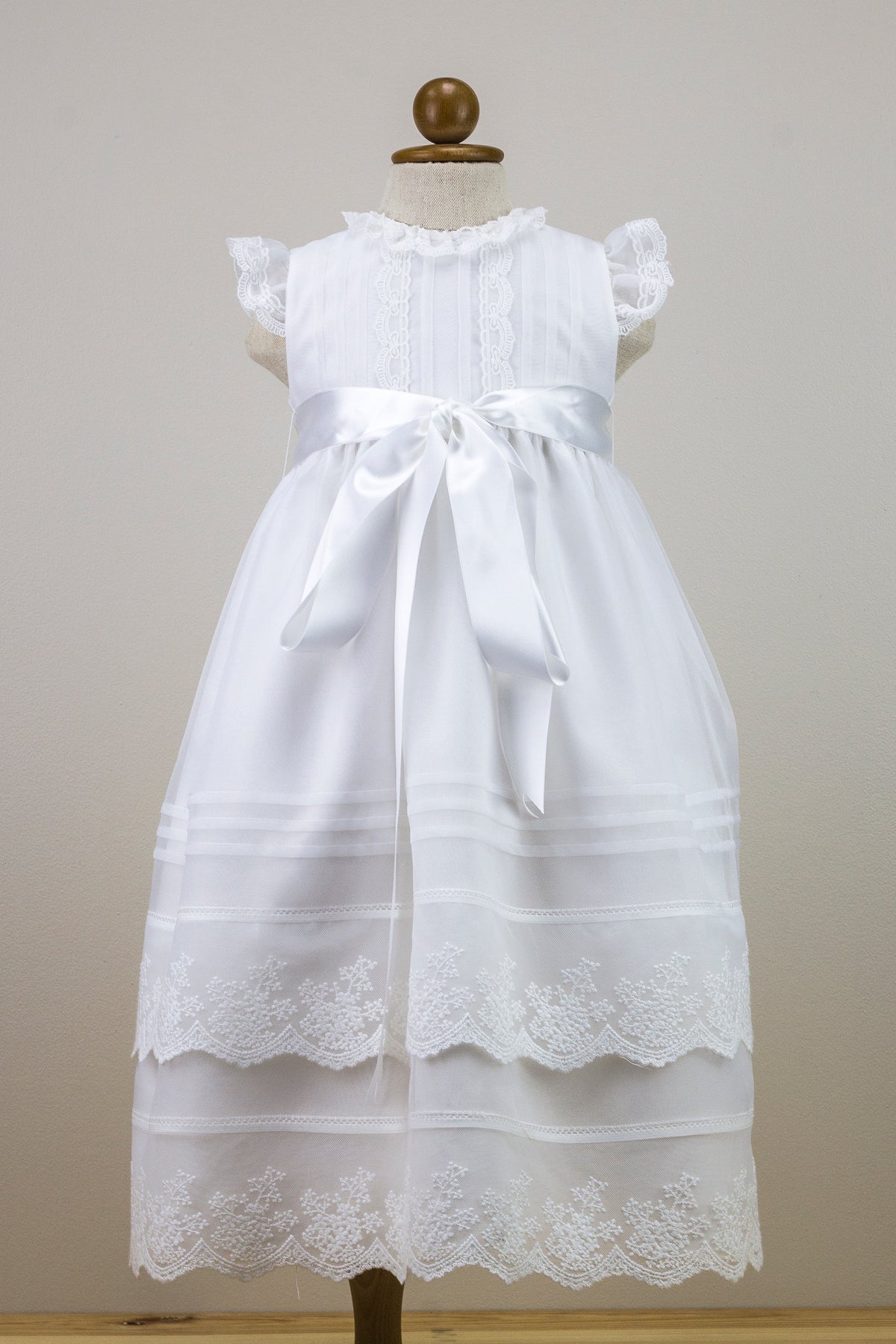490 Mid-length English Batiste Skirt/ Bonnet