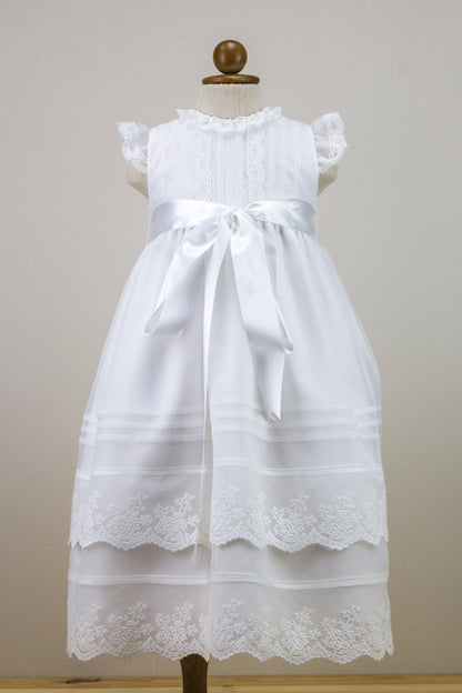490 Mid-length English Batiste Skirt/ Bonnet