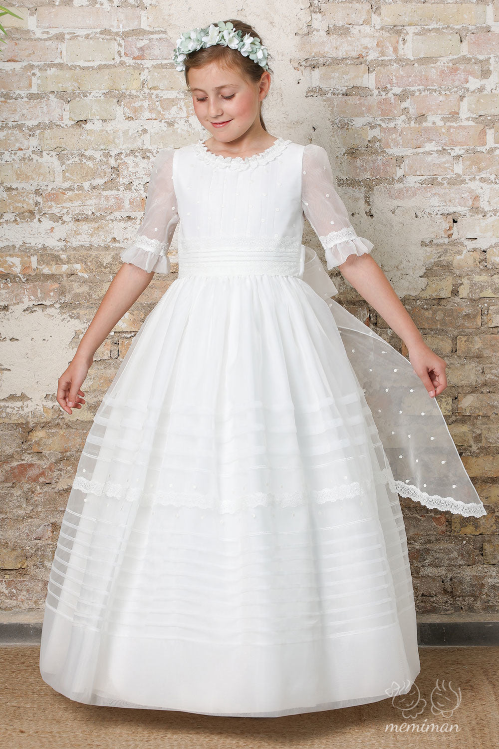 1157 GENOVEVA Crystal Communion Dress 