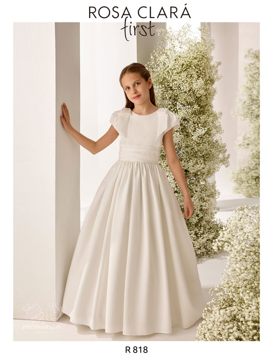 Robe de communion en brocart R818 