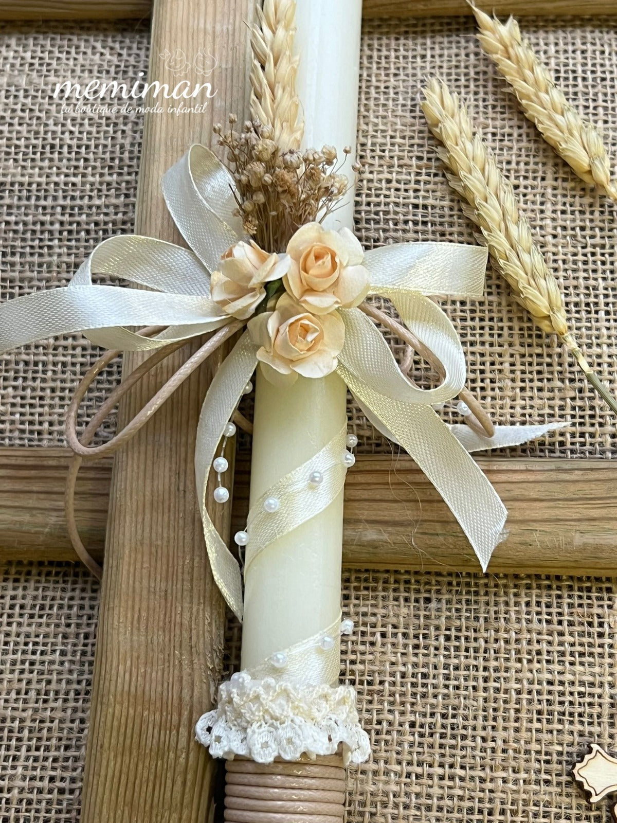 Velas Bautizo Personalizadas Vela De Bautizo Artesanal Cera De