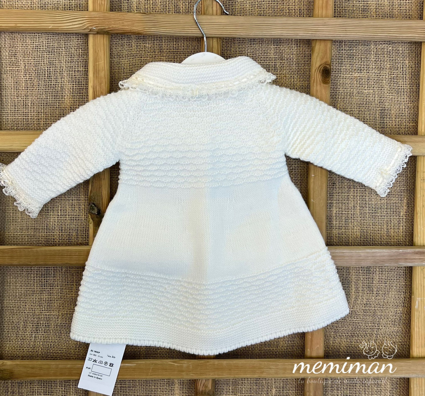 Manteau en point de dentelle 252-1600P 