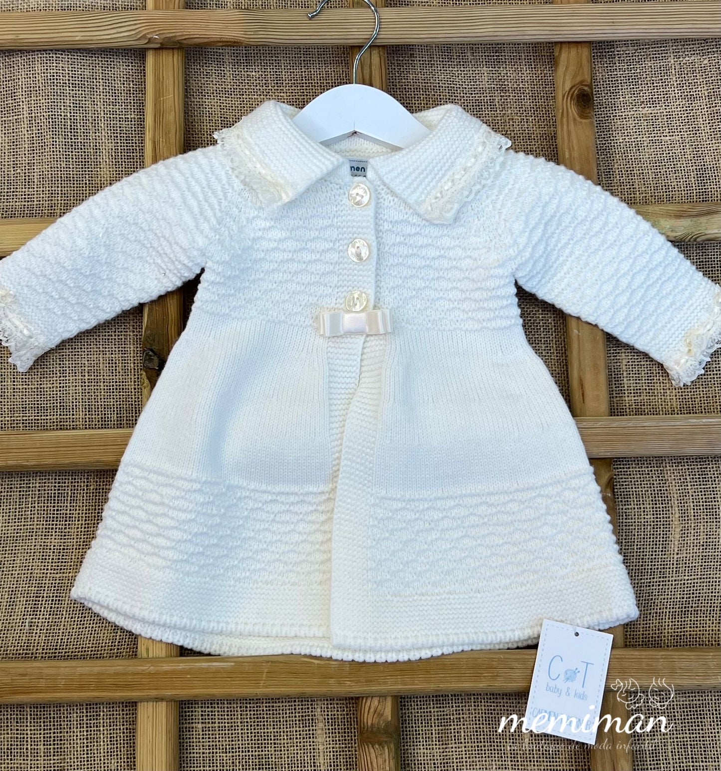 Manteau en point de dentelle 252-1600P 