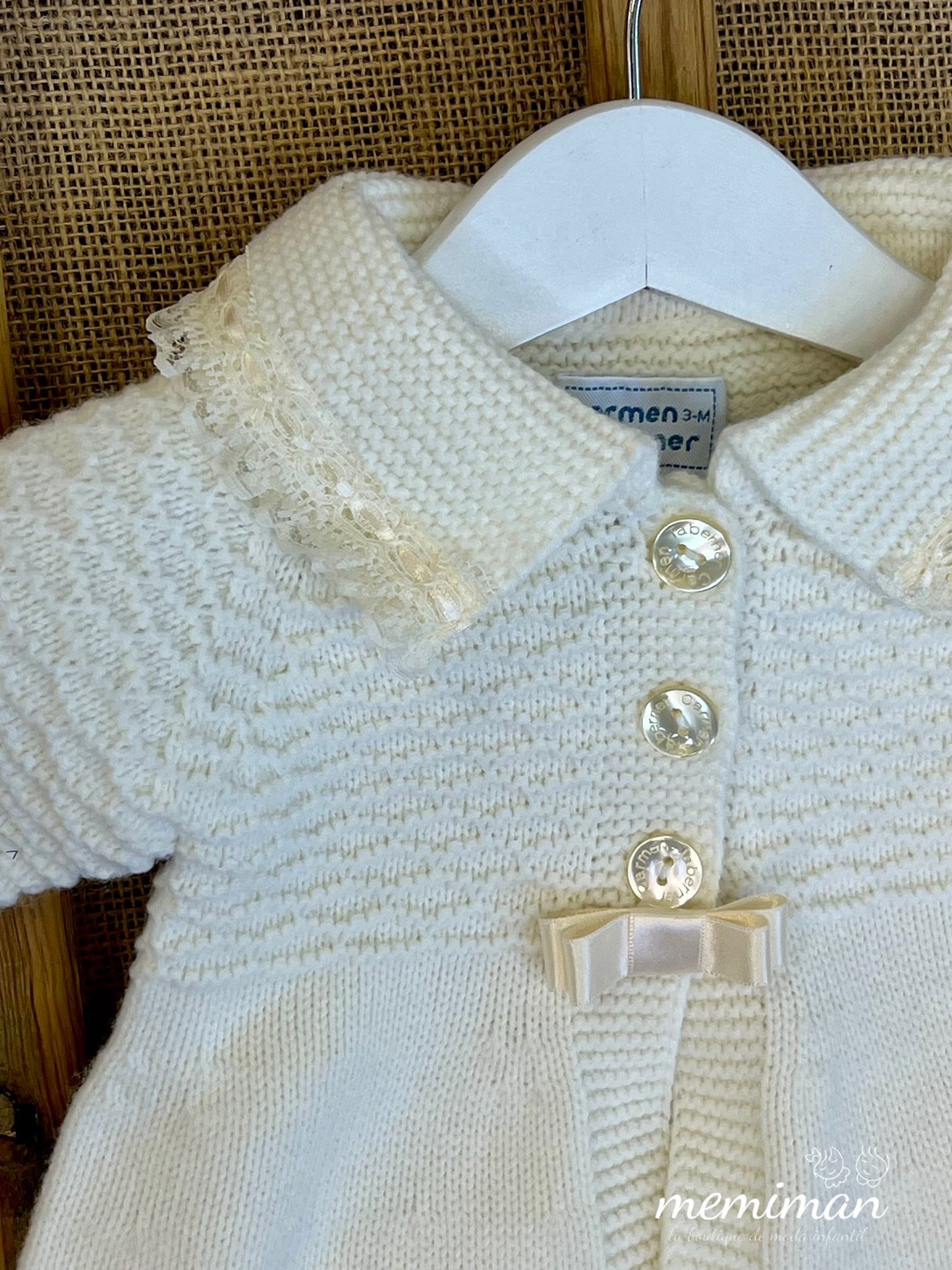 Manteau en point de dentelle 252-1600P 