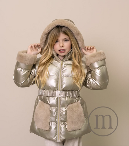 40-0310-Parka Niña Oro