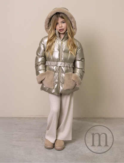 40-0310-Parka Niña Oro