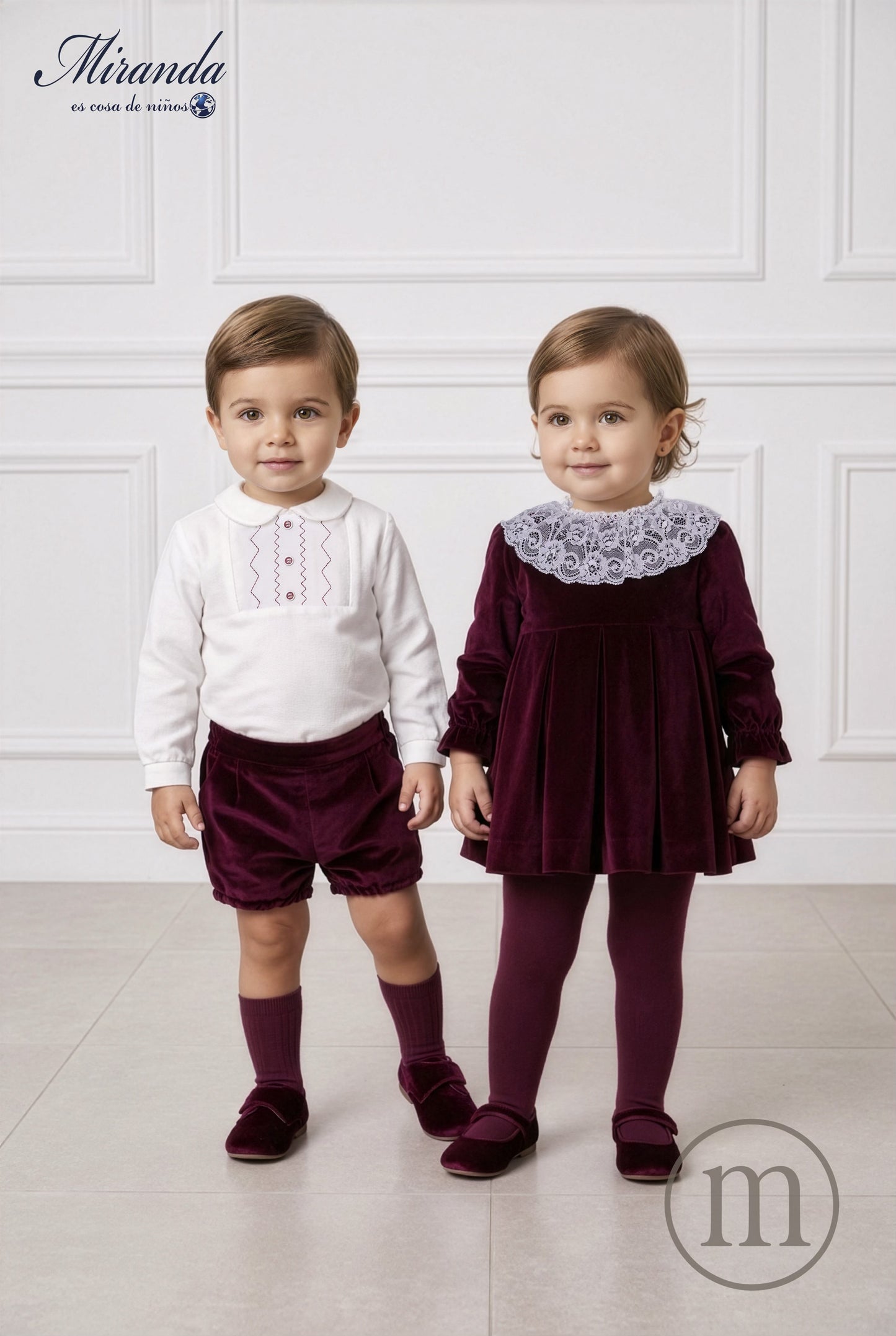 40-0129-V Vestido Bebé Terciopelo