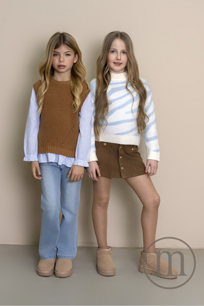 40-0319-2 Blusa-Chaleco Niña