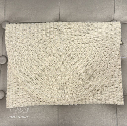 Sac à main en raphia