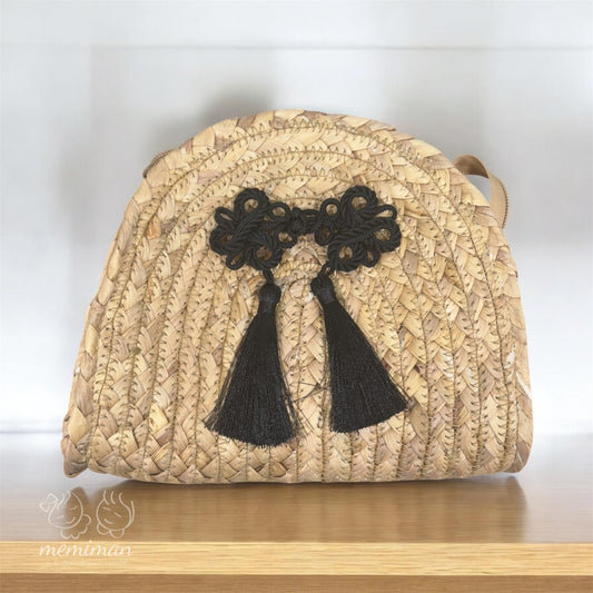 Bolso RAFIA APLIQUE