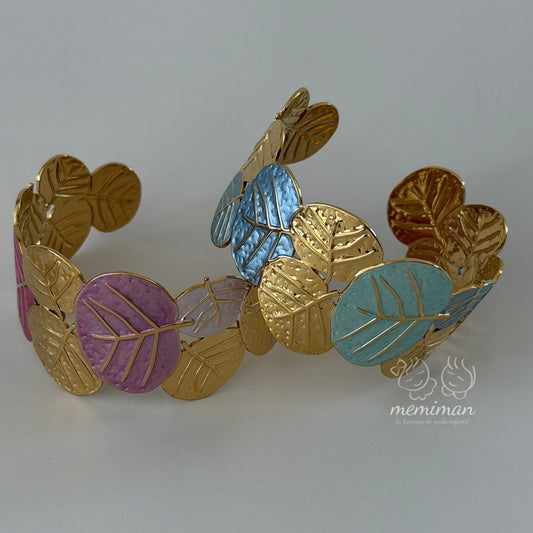 Brazalete HOJAS ESMALTADAS