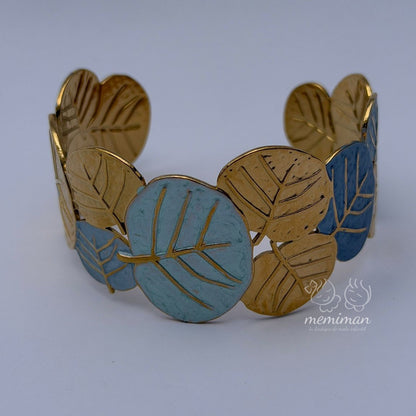 Brazalete HOJAS ESMALTADAS